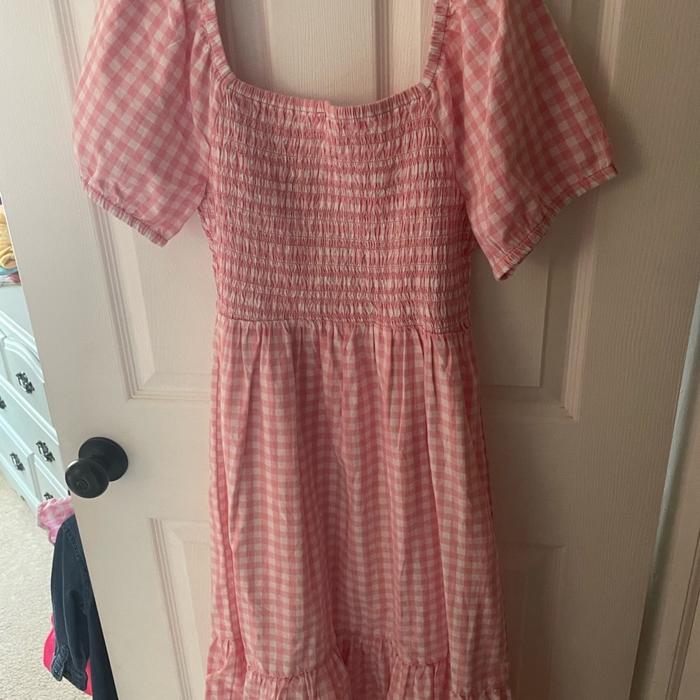 Children’s Place Pink Gingham Casual Dress